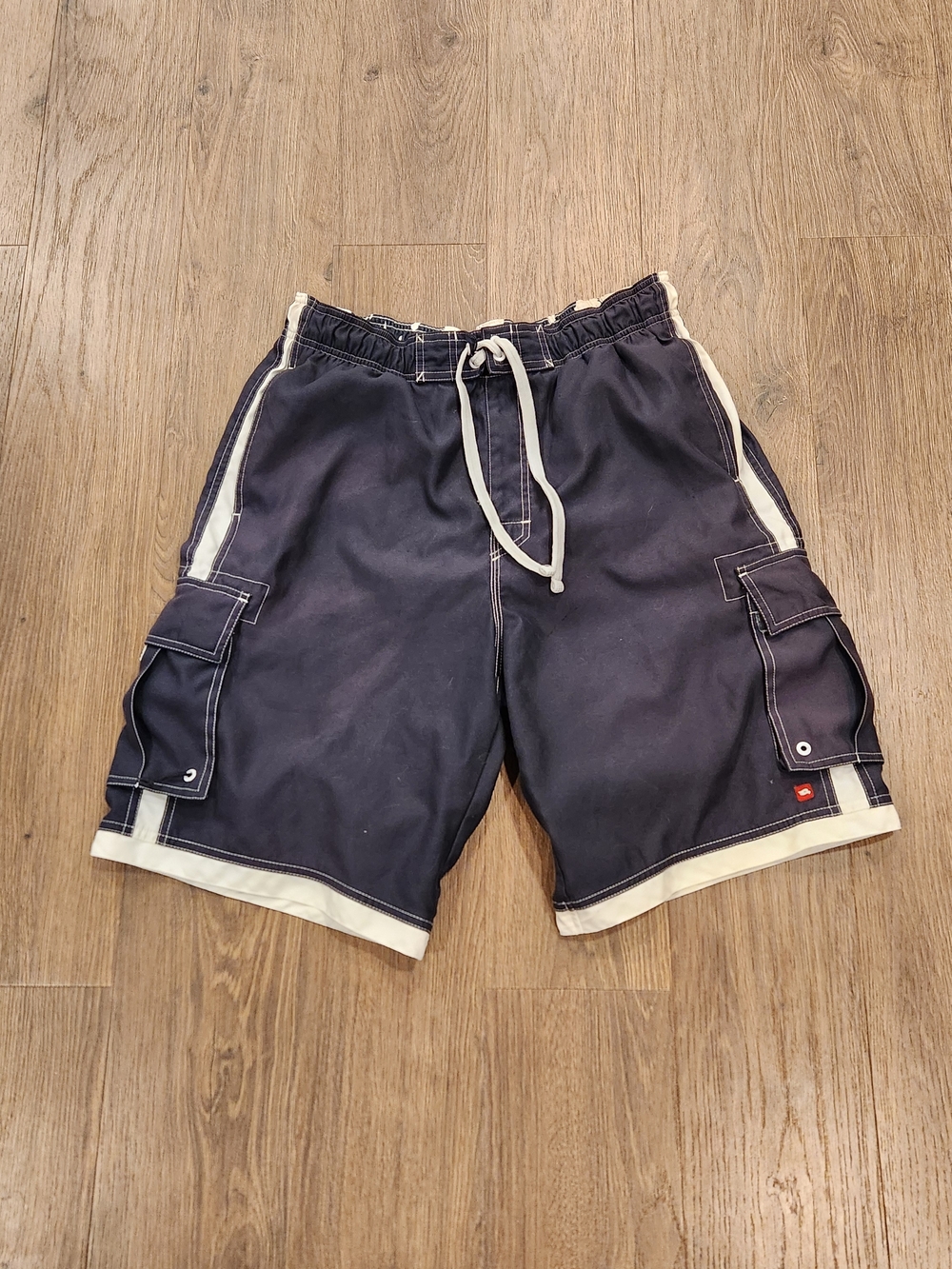 Tony Hawk Y2K Skater Cargo Swim Trunks Board Shorts - Large